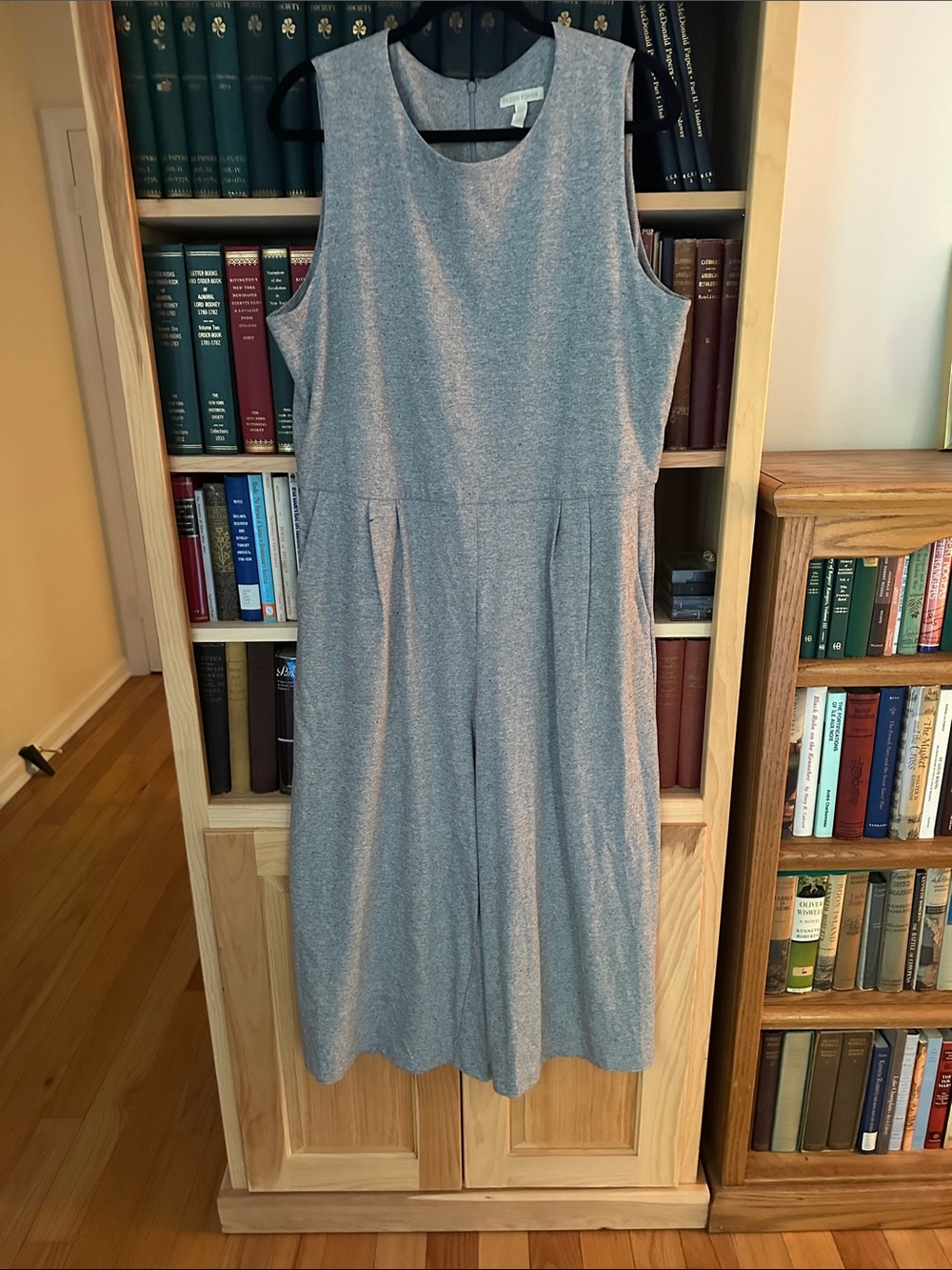 Eileen Fisher Sleeveless Heather Gray jumpsuit